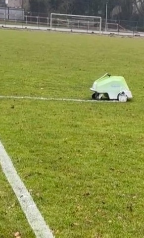 Spielbereit auf Knopfdruck – Roboter für den FC Oeding