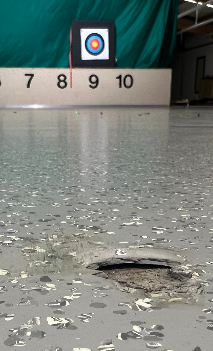 Sanierung des Hallenbodens