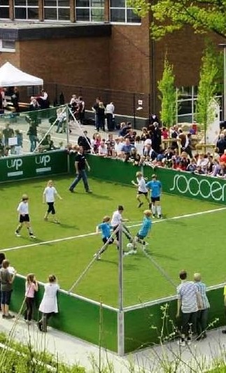 SoccerGround Minispielfeld Spielplatz Asperden