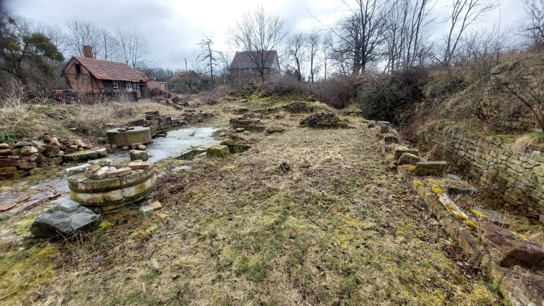 Wiederaufbau Abbenröder Eisenhammer von 1745