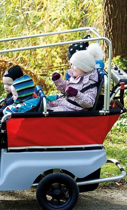 Kein Weg zu steil für unsere Kinder – eKita-Mobil für Landenhausen