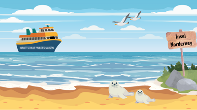 Fahrt der Hauptschule Wildeshausen nach Norderney/Schuljubiläum