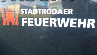 Aufkleber "Stadtrodaer Feuerwehr"