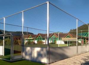 Neubau Soccercourt auf dem Sportgelände des SV Winterstettenstadt