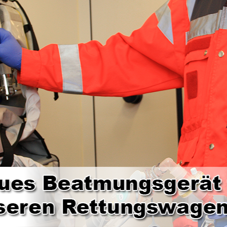 Neues Beatmungsgerät für unseren Rettungswagen