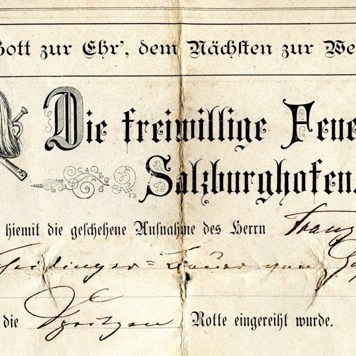 Ausstellung 150 Jahre Feuerwehr Freilassing