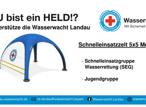 Einsatzzelt Wasserrettung