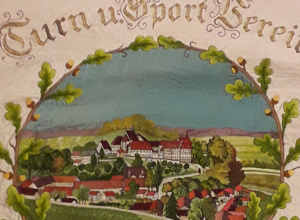 Restaurierung der historischen Vereinsfahne