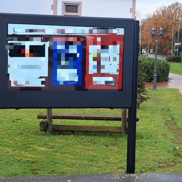 Digitaler Aushangkasten zur innerdörflichen Kommunikation