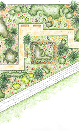Naturnaher Staudengarten im Stadtpark