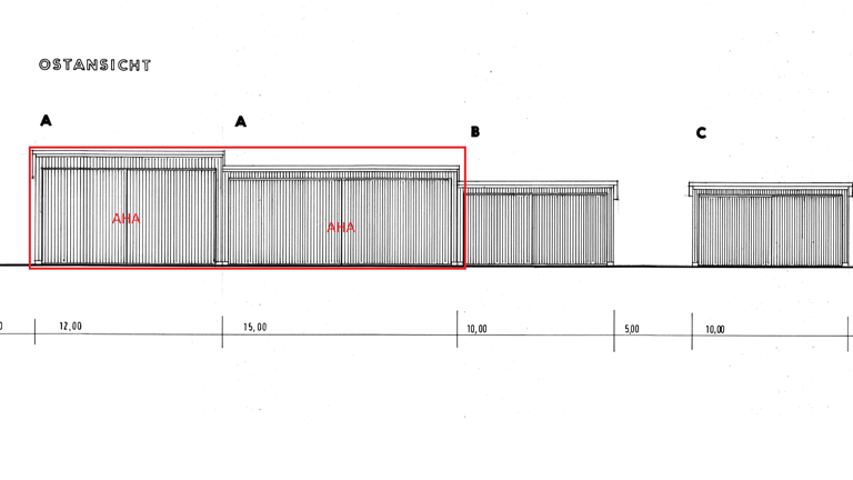 Neue Wagenbauhalle der Narrenzunft AHA