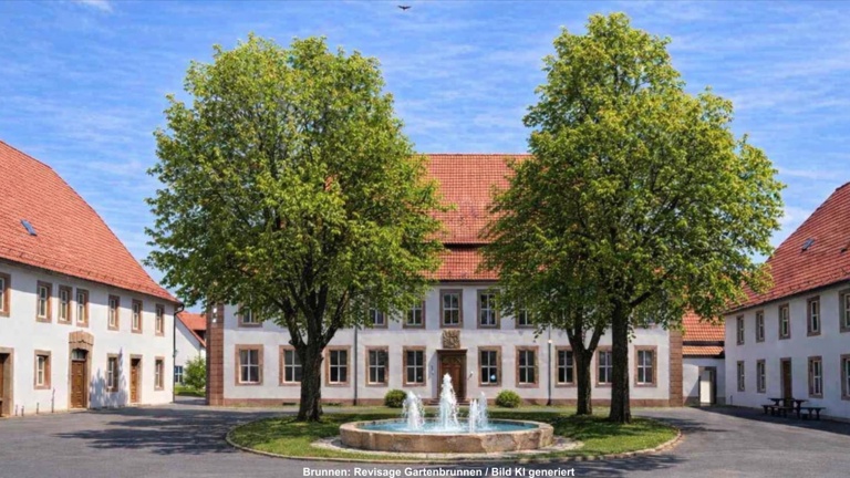 Brunnen für den Schlosshof in Dermbach
