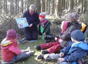 Werkbänke für den Waldkindergarten