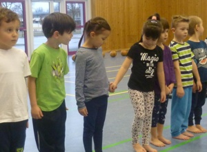 Karate in der Kita St. Johann, Kaufering