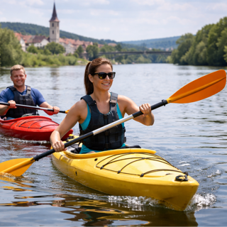 Kajak-Abenteuer auf dem Main