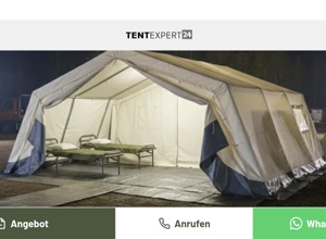 Mannschaftszelte für die Jugendfeuerwehr