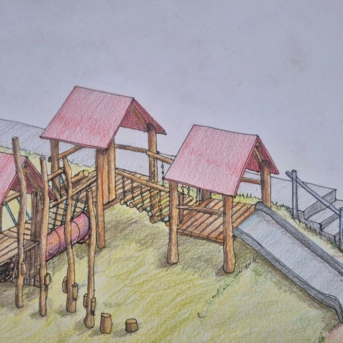 Spiel- und Kletteranlage für das Kinderhaus