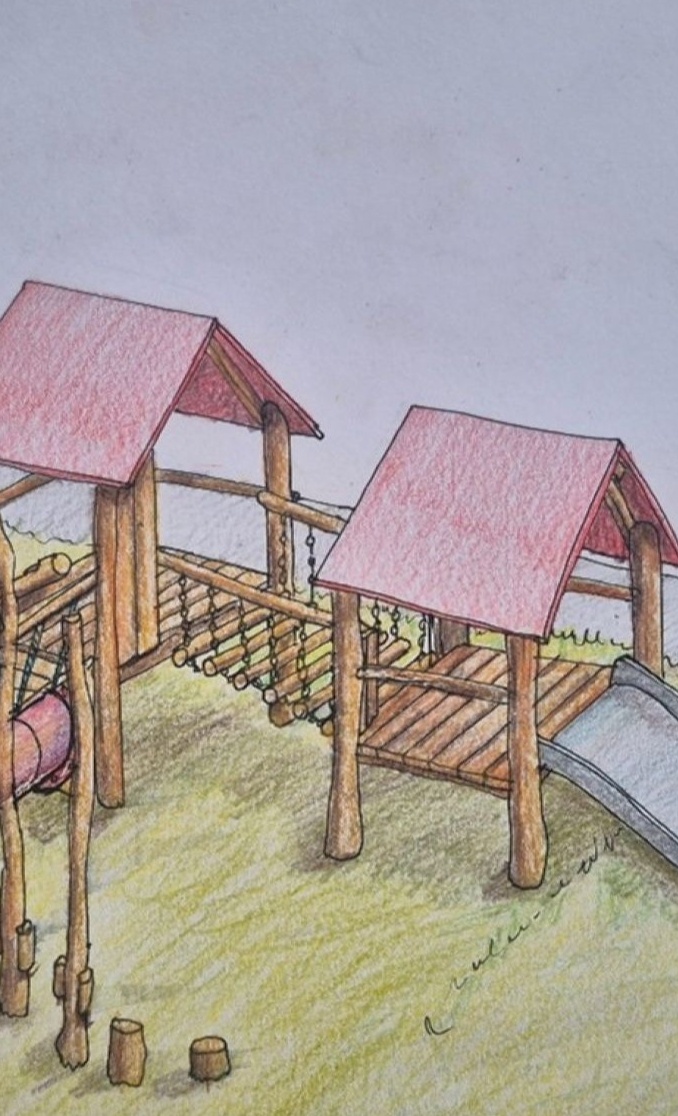 Spiel- und Kletteranlage für das Kinderhaus