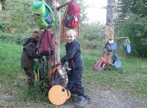Werkbänke für den Waldkindergarten