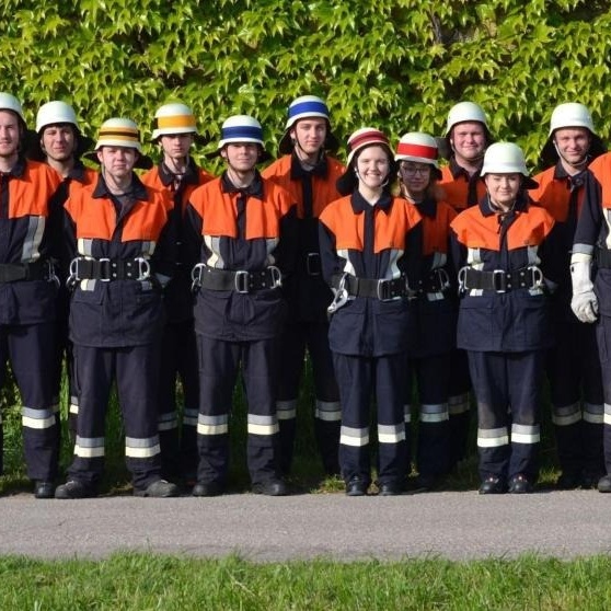 Uniformen zum 150. Jubiläum der FF Gansheim