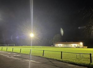 Flutlicht FC Blau-Weiß Schloßau