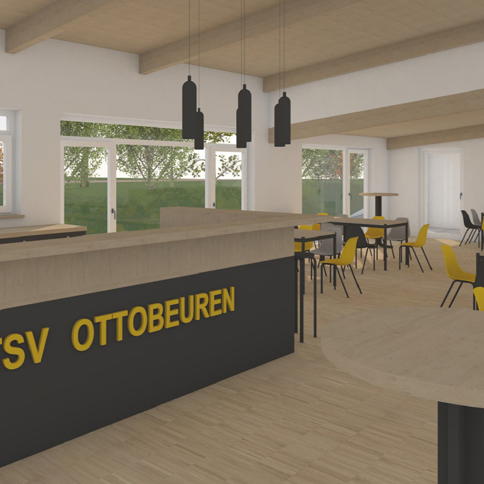 Tische und Stühle für TSVO Multifunktionsgebäude