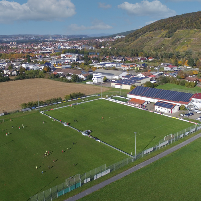 LED-Flutlichtumrüstung der  Sportplätze