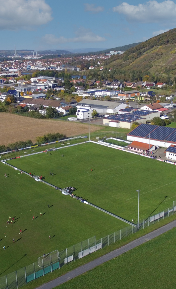 LED-Flutlichtumrüstung der  Sportplätze