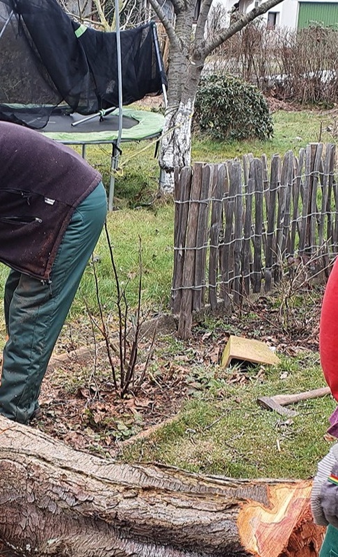 Ob Apfel oder Pfläumchen, „Katrins Garten“ wünscht sich ein Bäumchen