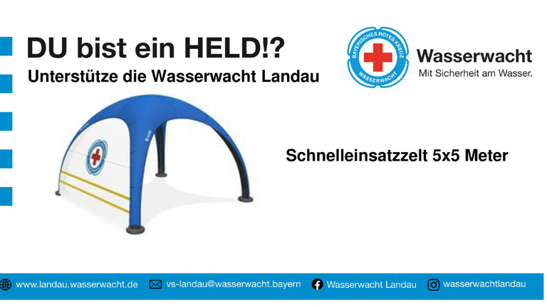 Einsatzzelt Wasserrettung