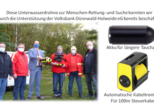 Anschaffung von Zubehör für die Unterwasserdrohne
