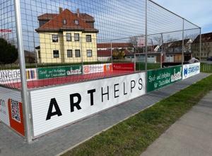 Neubau Soccercourt auf dem Sportgelände des SV Winterstettenstadt