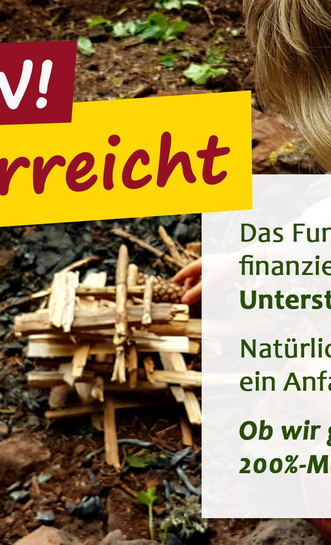 Schutzhütte für unseren Naturkindergarten