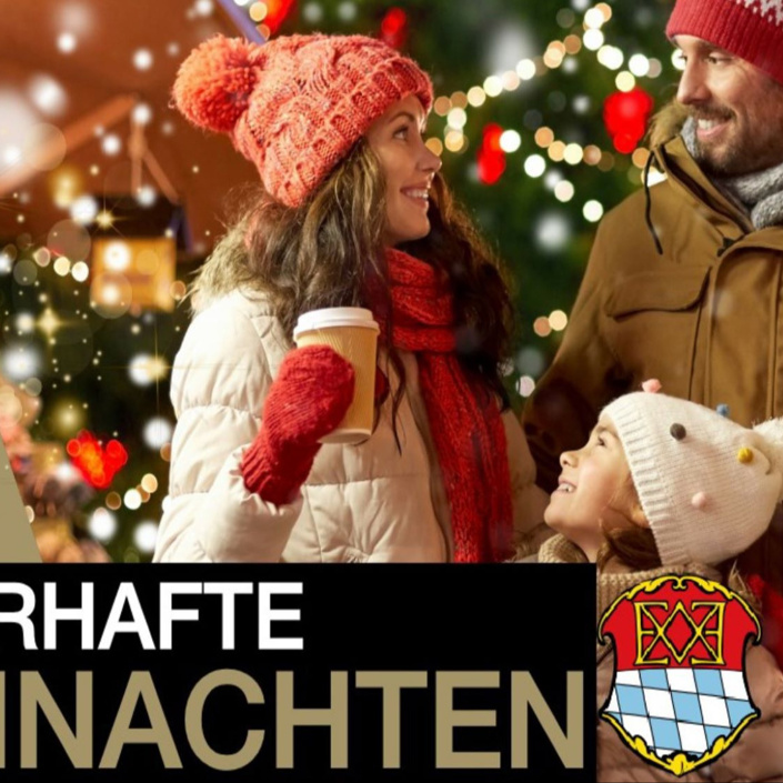 Weihnachtliche Brücke Oberschleißheim