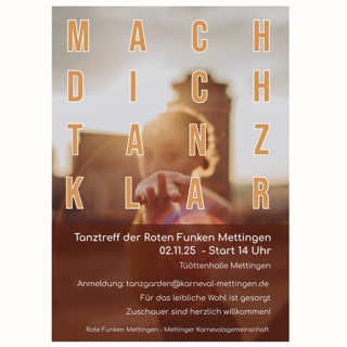 Einladung zum Tanztag am 2. November 2025
