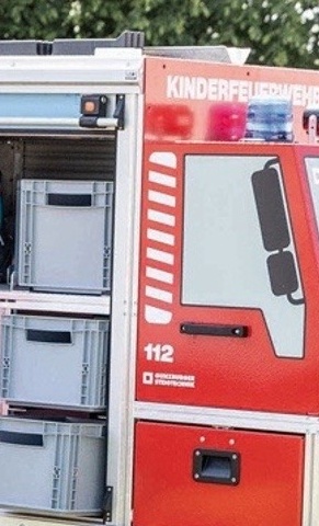 Rollcontainer Brandschutzerziehung Kinderfeuerwehr Giebelstadt