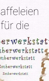 Staffeleien für die Zauberwerkstatt