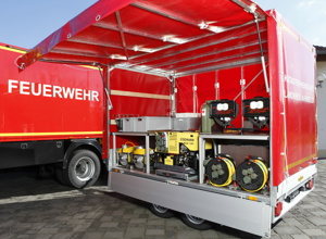 FFW Binau Jugendfeuerwehr Anhänger