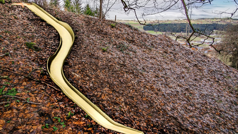 Hangrutsche/Kugelbahnen am Räuber Kasimir Spieleweg