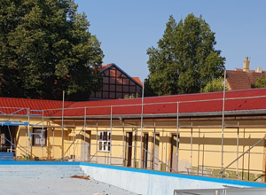 Renovierung im Freibad