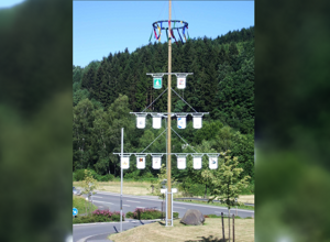 Maibaum und Vogelstange für Oberveischede