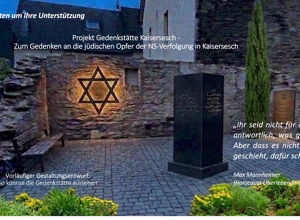 Gedenkstele für jüdische Opfer der NS-Verfolgung in Kaisersesch