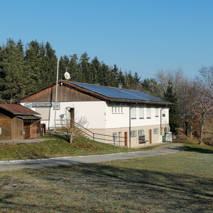 Sportheim des SV Rotfelden benötigt eine Sanierung der Außenfassade