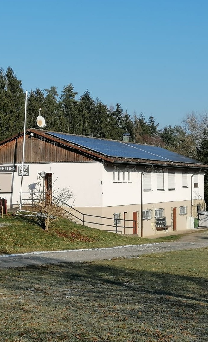 Sportheim des SV Rotfelden benötigt eine Sanierung der Außenfassade
