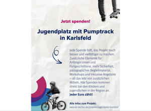 Pumptrack mit Skatepark in Karlsfeld