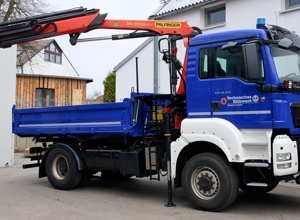 Helfer brauchen Helfer: Neue Ausrüstung für den THW-Kipper Weiden