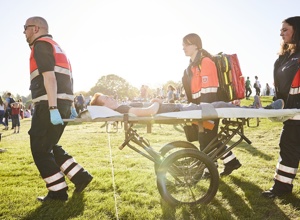 Anschaffung eines Krankentragen-Fahrgestells für Sanitätsdienste