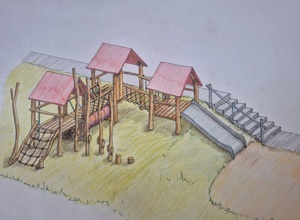 Spiel- und Kletteranlage für das Kinderhaus