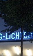 Bildschirm für das Foyer der Burg-Lichtspiele