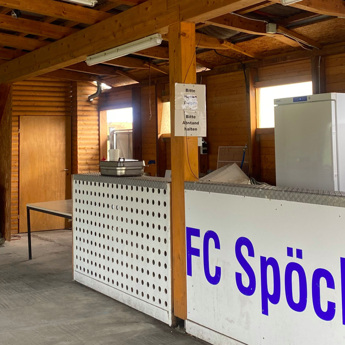 Sanierung von Werners Hütte und der Beregnungsanlage des FC Spöck e.V.